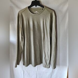 Tommy Bahama green long sleeve shirt, large